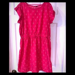 Pink paisley dress! 🎒